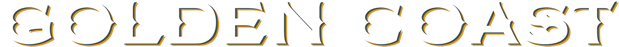 Golden Coast Text Logo